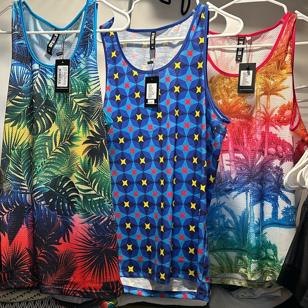 SOLD Three new the tags St33le tank tops